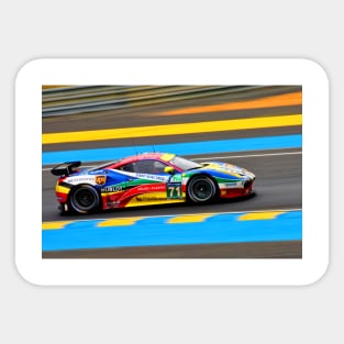 Ferrari 458 Italia 24 Hours Of Le Mans 2015 Sticker